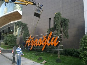 Ağaoğlu Kutu Harf Tabela